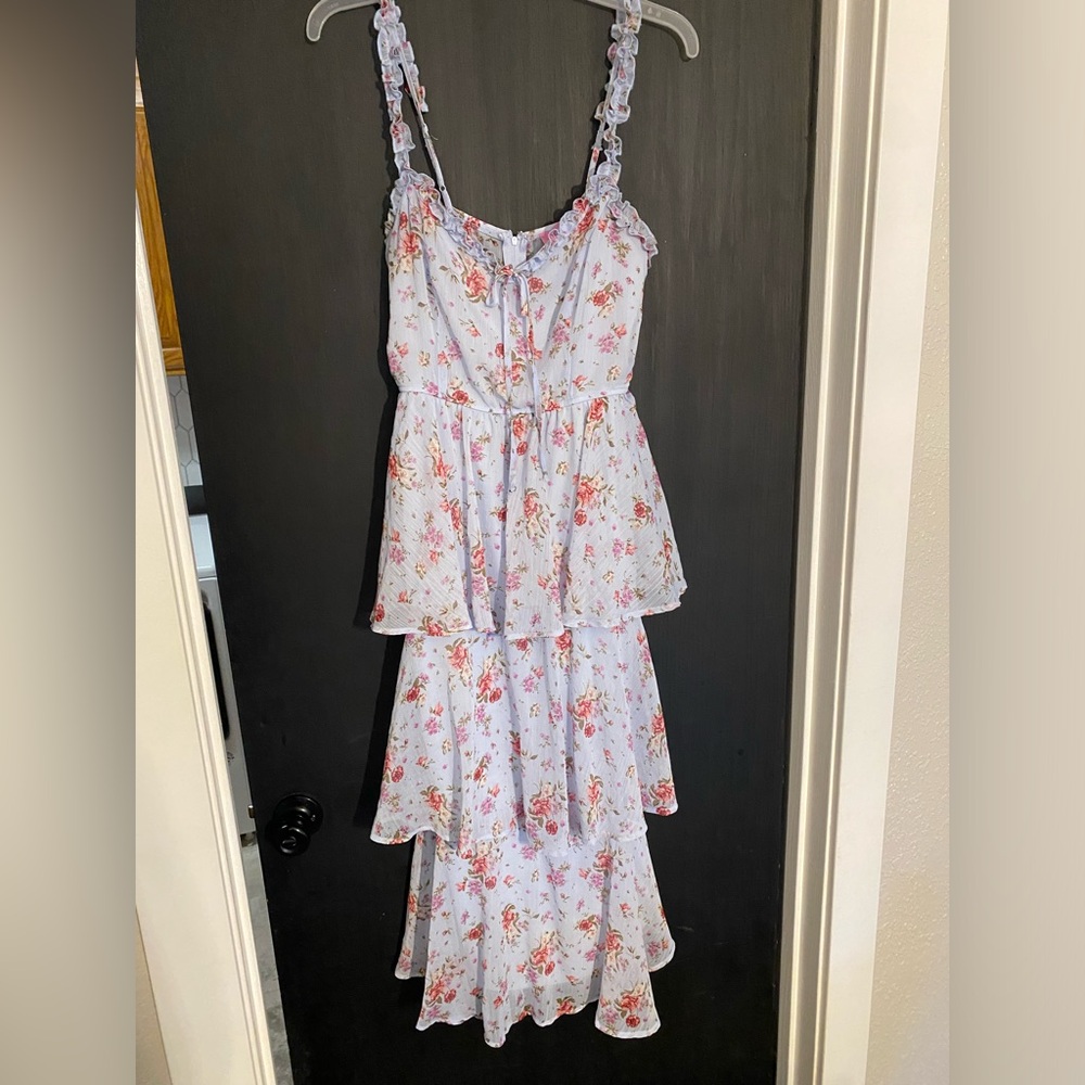 Blue floral dress - Picture 5 of 5